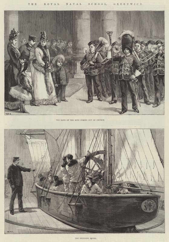 A Royal Naval School, Greenwich de William Heysham Overend