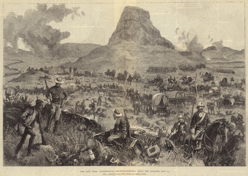 A Guerra Zulu, Isandhlwana revisitado, buscando os Waggons, 21 de maio de William Heysham Overend