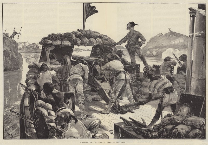 Guerra no Nilo, um traço no inimigo de William Heysham Overend