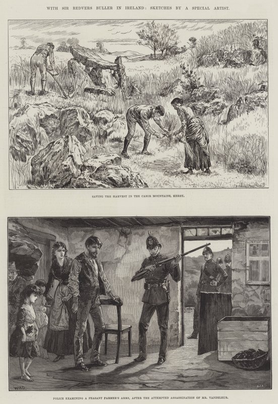 Com Sir Redvers Buller na Irlanda de William Heysham Overend