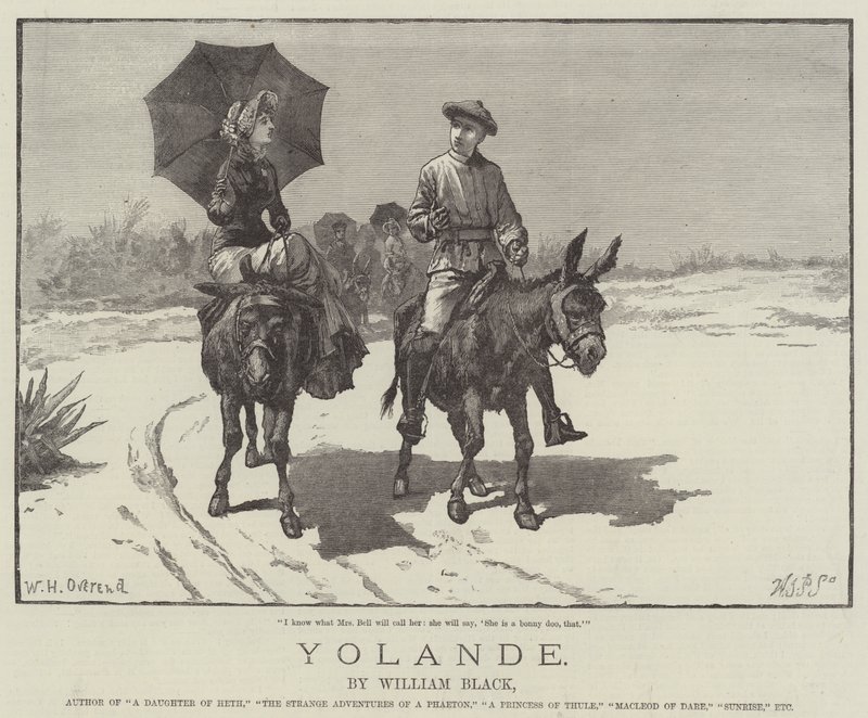 Yolande, de William Black de William Heysham Overend