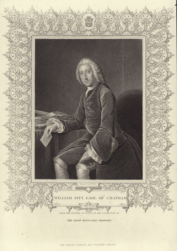 Retrato de William Pitt, o Velho de William Hoare
