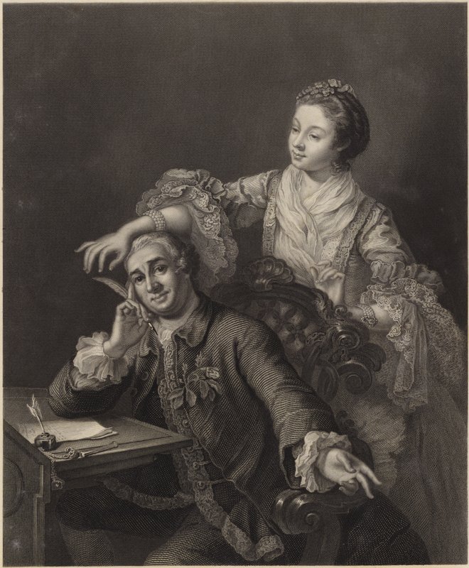 David Garrick e sua esposa de William Hogarth
