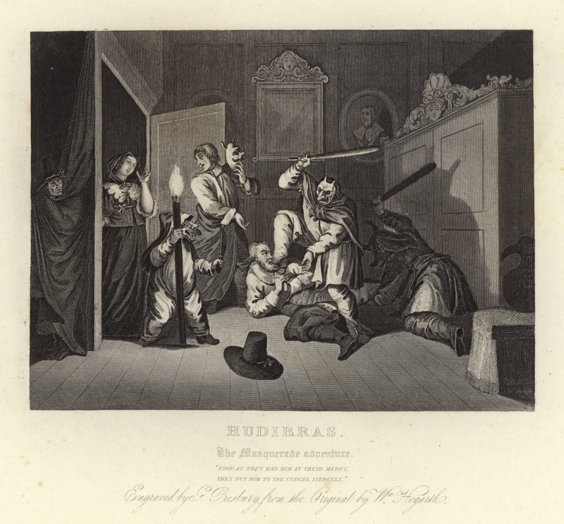 Hudibras por Samuel Butler de William Hogarth