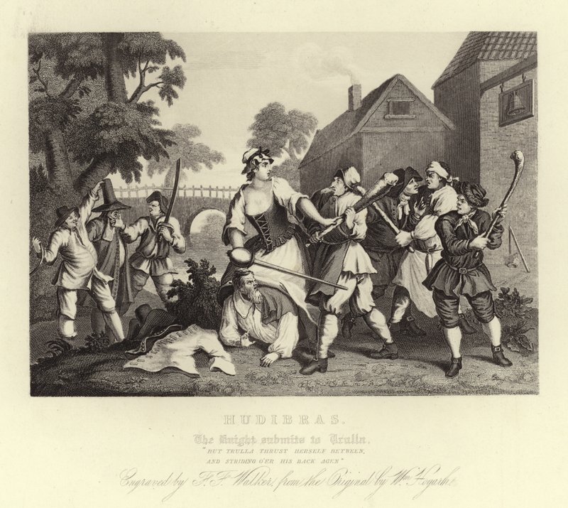 Hudibras por Samuel Butler de William Hogarth