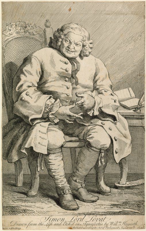 Simon Lord Lovat de William Hogarth