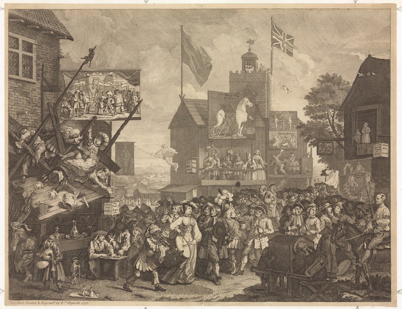 Feira de Southwark de William Hogarth
