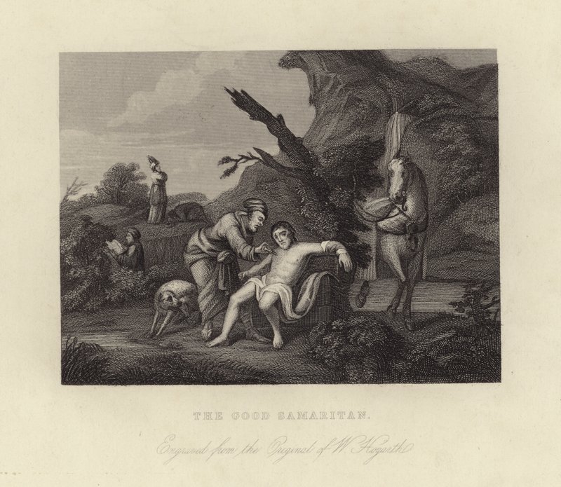 O bom samaritano de William Hogarth