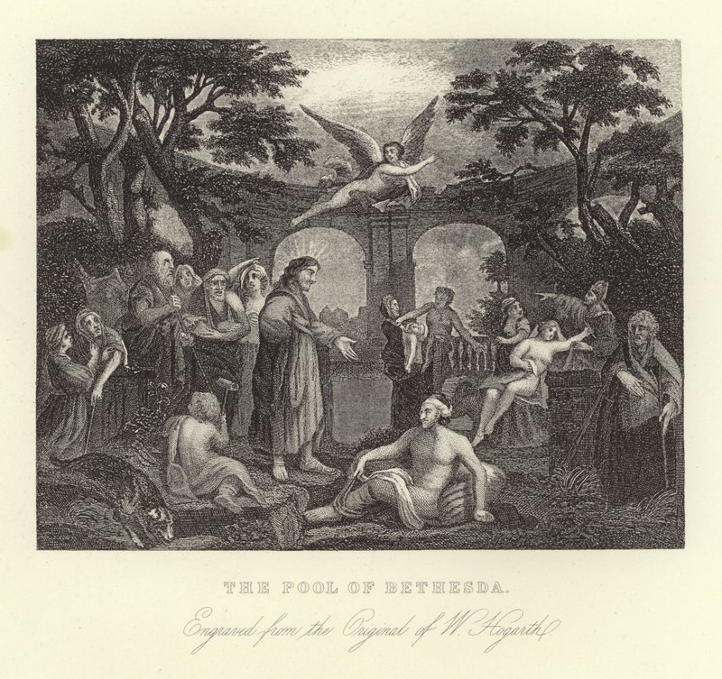 A piscina de Bethesda de William Hogarth