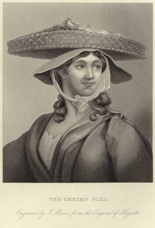 A garota de camarão de William Hogarth