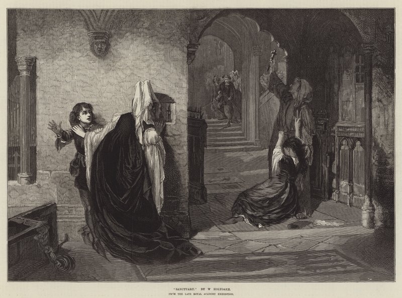 Santuário, da exposição da Royal Academy de William Holyoake
