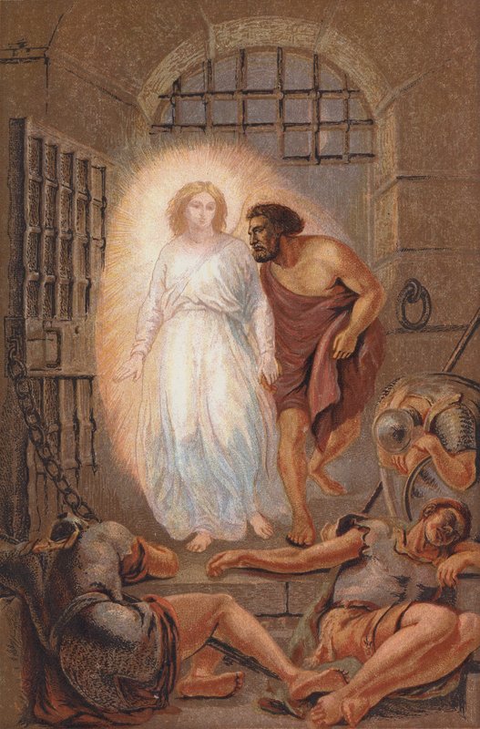 A libertação de São Pedro (gravura) de William II Hilton