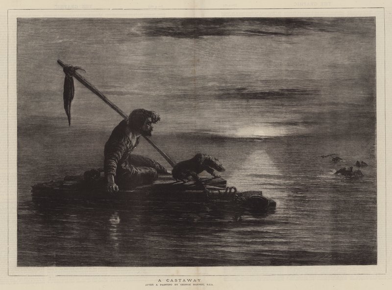 Um náufrago de William James Linton