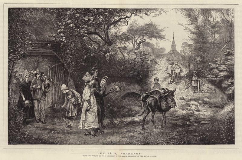 En Fete, Normandia de William John Hennessy