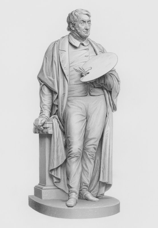 Turner, RA, gravado por W Roffe a partir da estátua por E Baily, RA (gravura) de William John Roffe