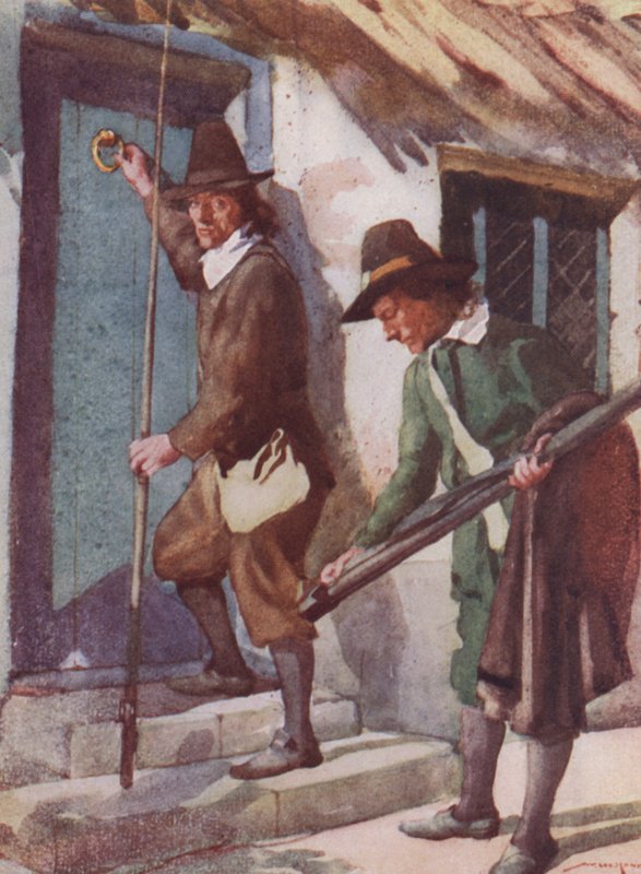Ilustração para The Compleat Angler de Izaak Walton (cor litho) de William Lee Hankey