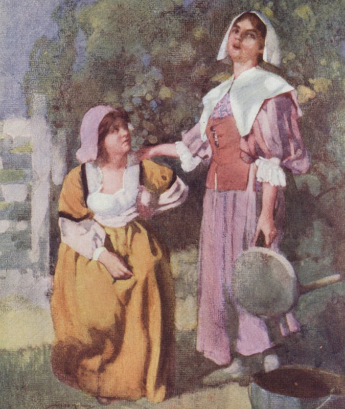 Ilustração para The Compleat Angler de Izaak Walton (cor litho) de William Lee Hankey