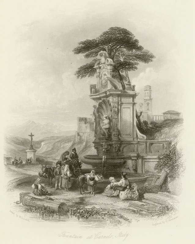 Fonte no Carnelo de William Leighton Leitch