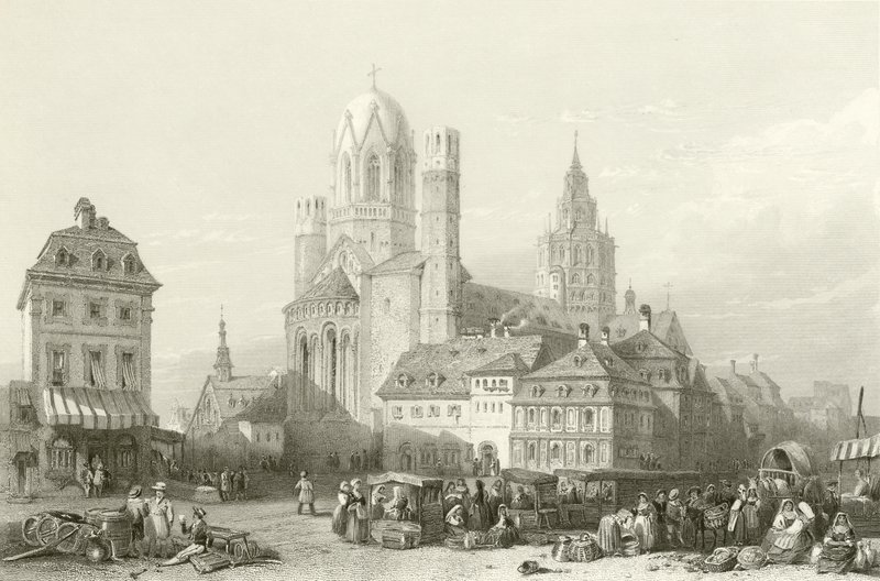 Catedral de Mayence, Reno de William Leighton Leitch