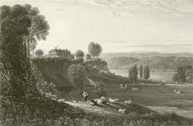 Hall i &39;th&39; Wood, perto de Bolton de William Linton