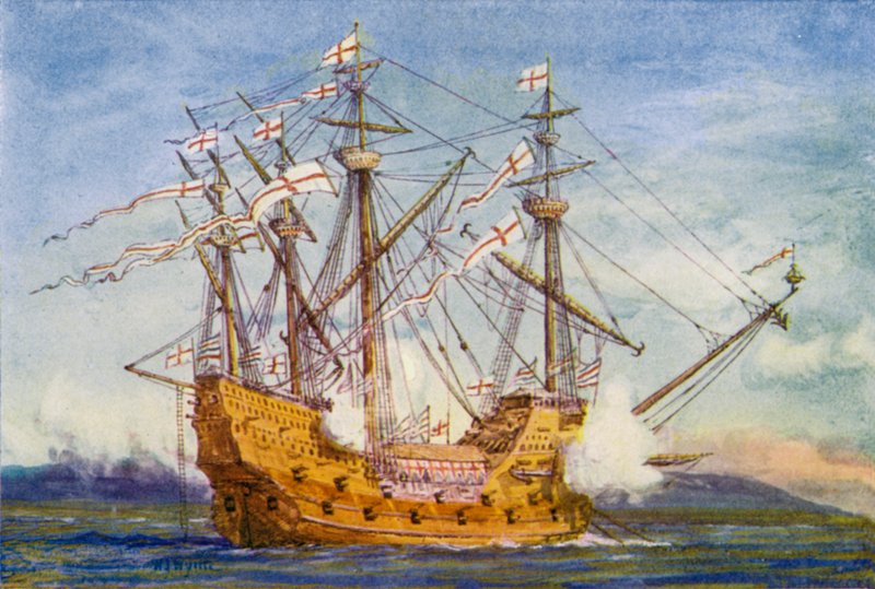 A "Grace De Dieu de William Lionel (after) Wyllie