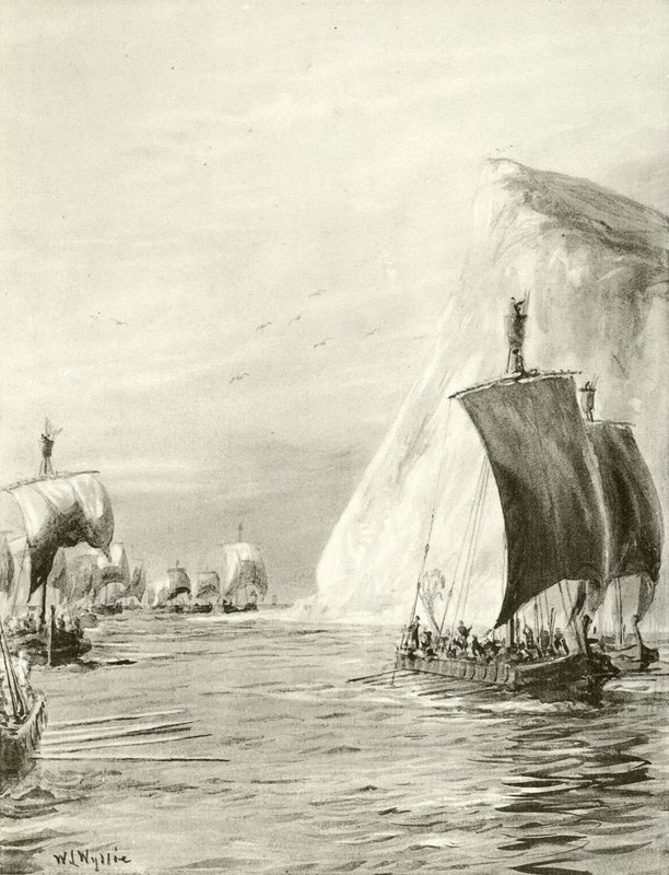 &39;Há uma maré nos assuntos dos homens&39; (gravura) de William Lionel Wyllie