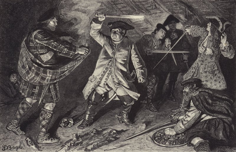 Lute na pousada no Clachan de Aberfoil de William Lockhart Bogle