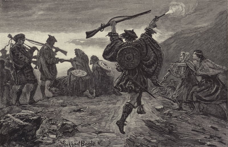 Rob Roy recebido pelo seu clã de William Lockhart Bogle
