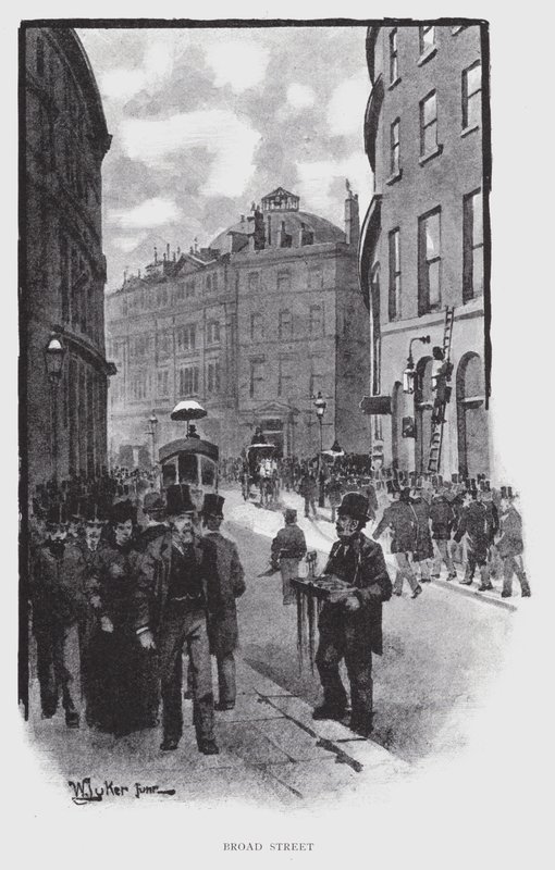 Broad Street (litho) de William Luker
