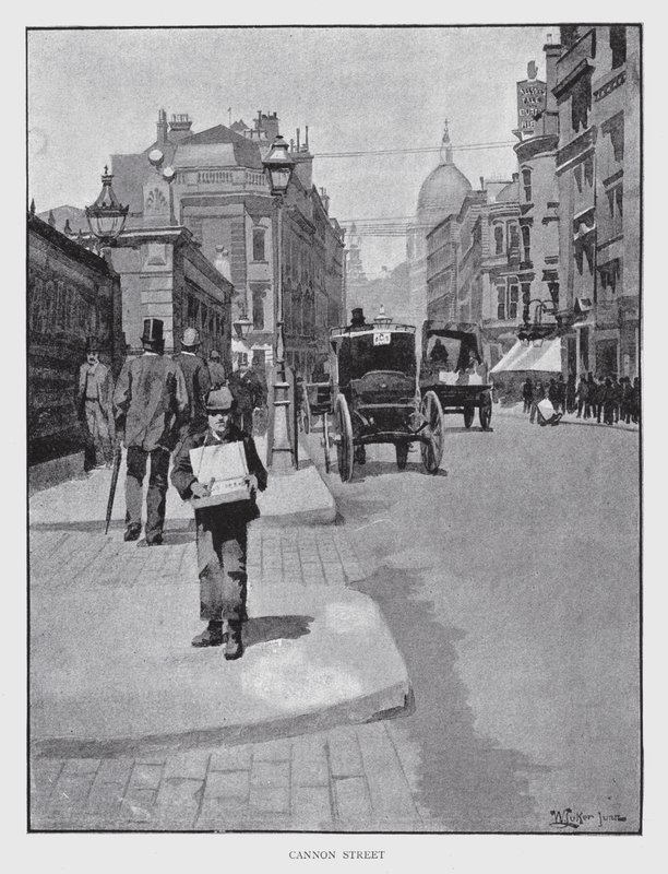 Cannon Street (litho) de William Luker