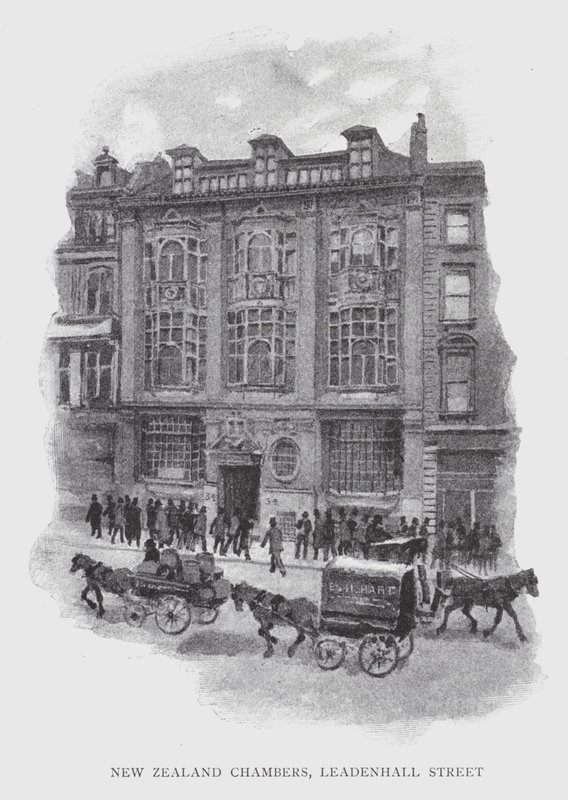 New Zealand Chambers, Leadenhall Street (litho) de William Luker