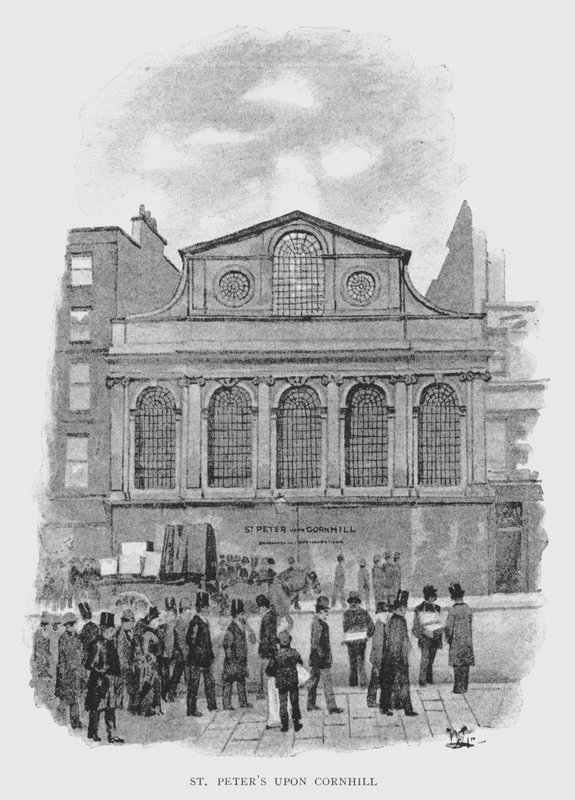 São Pedro sobre Cornhill (litho) de William Luker