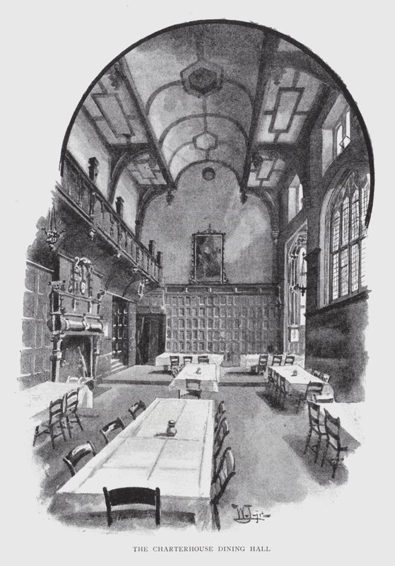 A Sala de Jantar do Charterhouse (litho) de William Luker