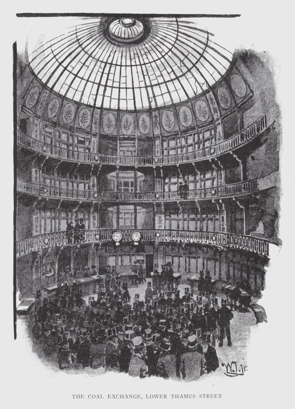 The Coal Exchange, Lower Thames Street (litho) de William Luker