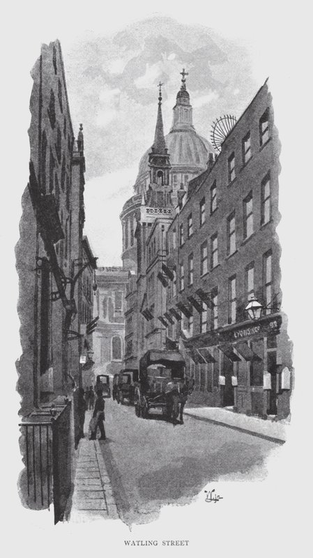 Walting Street (litho) de William Luker