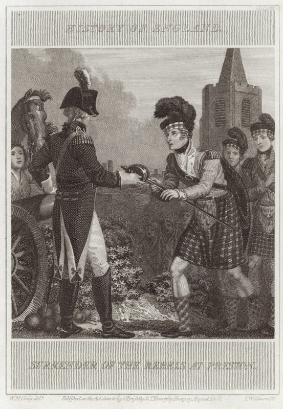 Rendição dos rebeldes em Preston de William Marshall Craig