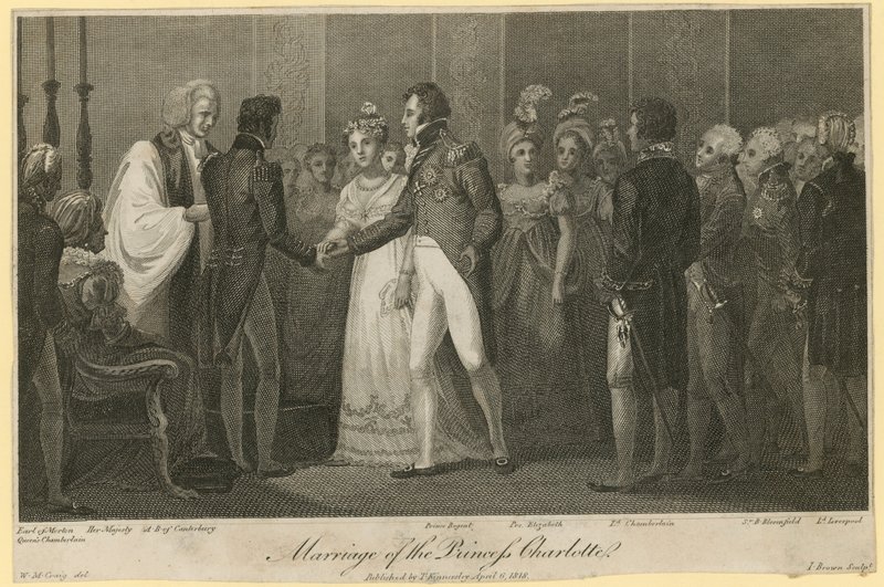 O casamento da princesa Charlotte de William Marshall Craig