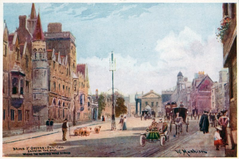 Broad St, Oxford e Balliol College de William Matthison