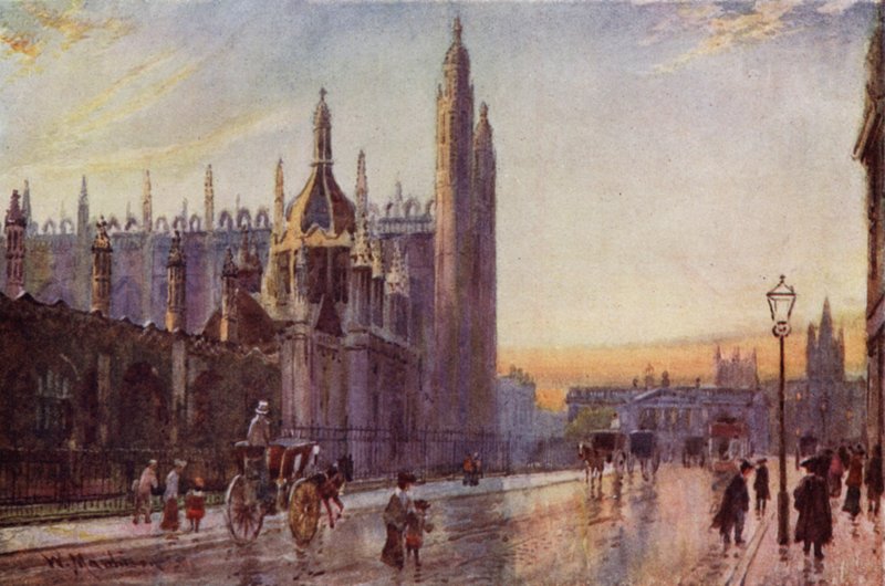 Kings College Gateway e Capela, Efeito Crepuscular de William Matthison