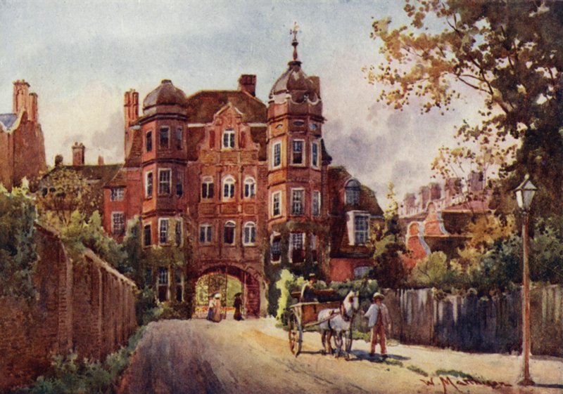 Faculdade de Newnham, entrada de William Matthison