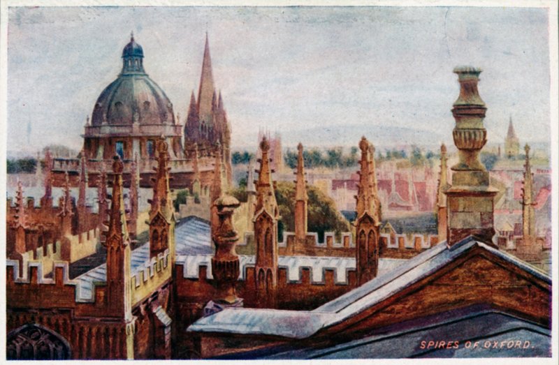 Oxford de uma janela superior de William Matthison
