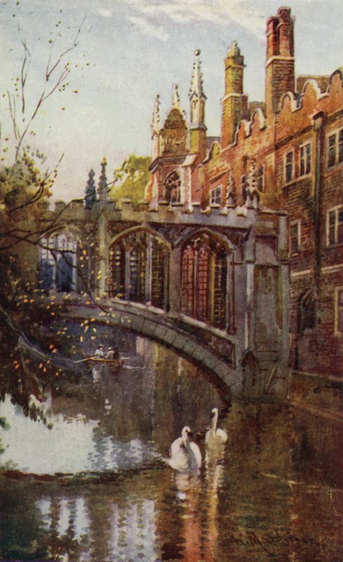 A ponte dos suspiros, faculdade de St Johns de William Matthison