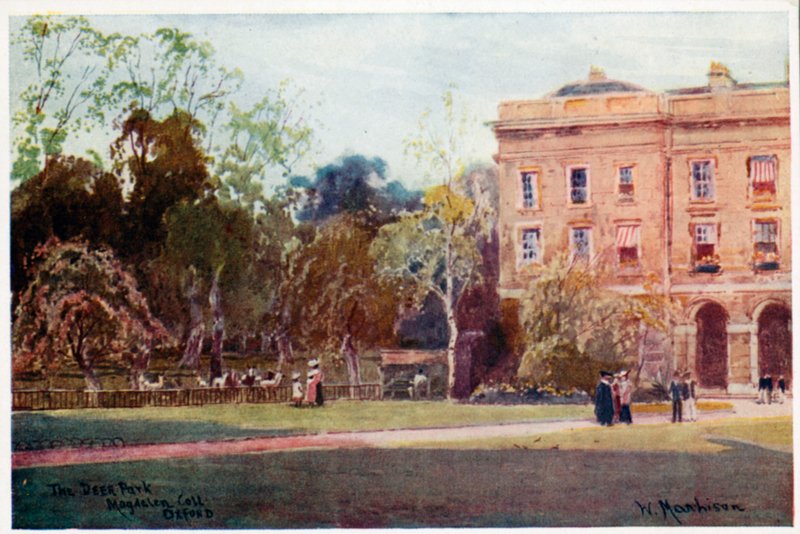 O Deer Park, Magdalen College, novos edifícios de William Matthison