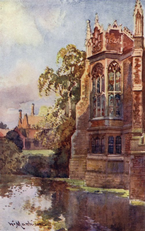 A janela da biblioteca, St Johns College, da ponte dos suspiros de William Matthison