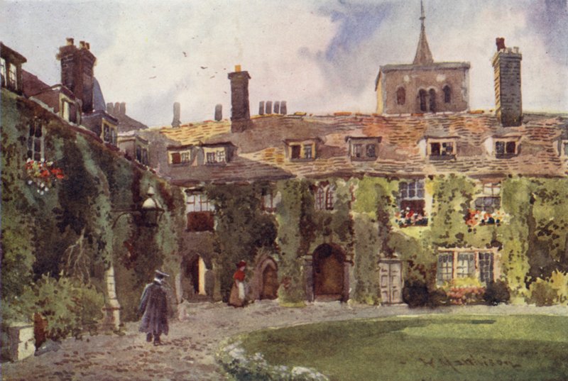 O antigo tribunal, Corpus Christi College de William Matthison