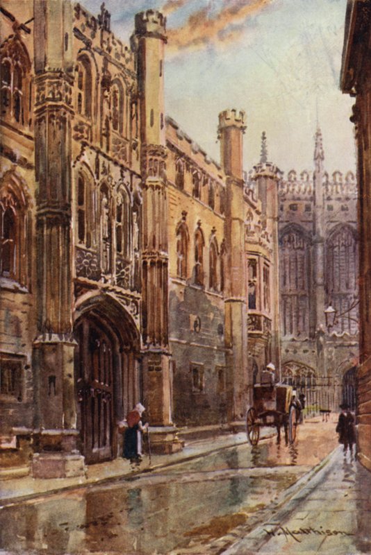 O antigo portão da Kings College de William Matthison