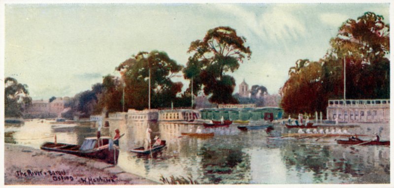 O rio e barcaças de William Matthison