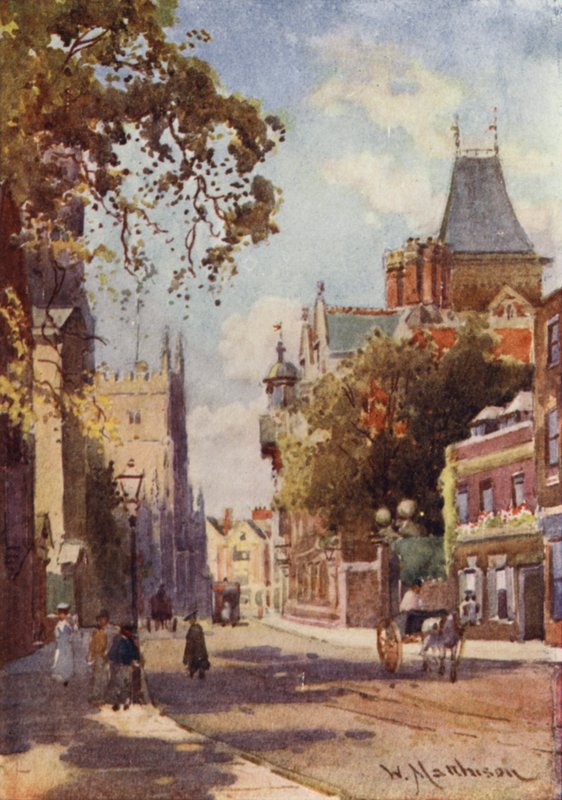 Rua Trumpington de Peterhouse de William Matthison