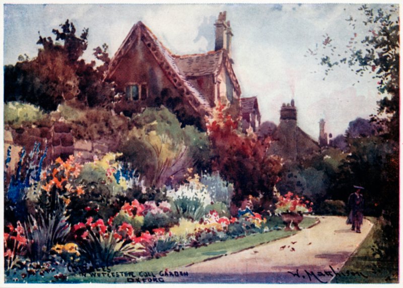 Worcester College Garden de William Matthison