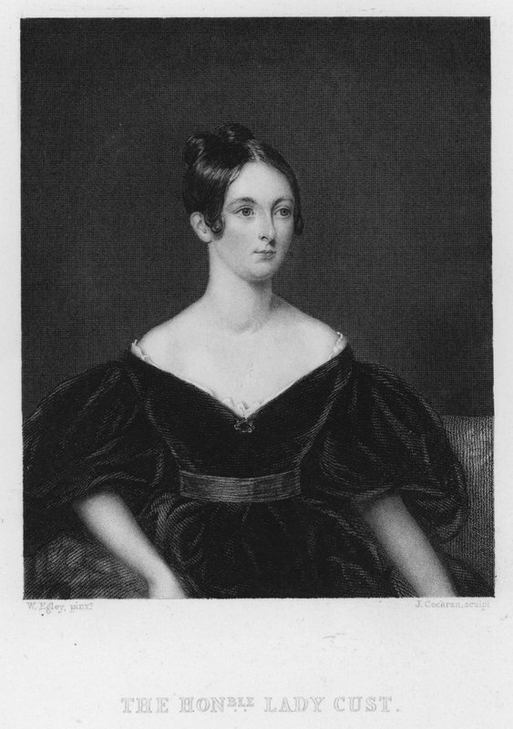 Lady Cust (gravura) de William Maw Egley